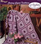 The Needlecraft Shop Afghan Collector Series Waltzing Violets by Jennifer Christ