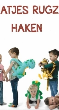 Anja Toonen - Crochet cute backpack- Schatjes Rugzak Haken - Dutch