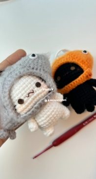 Ami mom doll - Nora Beom - Cat fish Hat