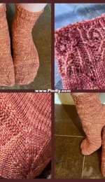 The Flames Will Not Consume You Socks by Rebecca Diamond-Free