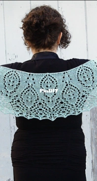 Scarab Shawl - Barbara Benson - Tumped Duck