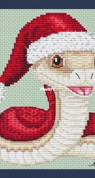 New Years Snake by Olesya Lukina