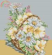 Goblenset 338 Basket with Wild Flowers in pcs