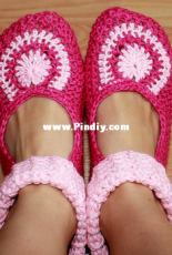 Mon Petit Violon - Vita Apala - Peony slippers - adult size