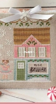 Country Cottage Needleworks CCN - Nutcracker Village 7 Mirlitons Music Store PCS
