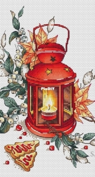 SA-Stitch - Lantern with Snowberry by Svetlana Sichkar