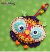 Magic with Hook and Needles - Vendula Maderska - Autumn Owl Ornament