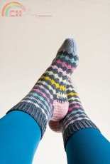 Crocus-An Easter Egg Socks by Kamilla -Swedish-Free