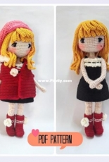 LanaLui Made - Carol doll set B Miss blonde