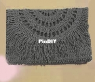 Crochet clutch