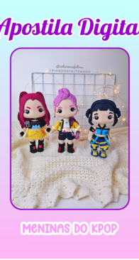 Criando e Feltrando - A Charmosa Feltros - Grace Rodrigues - Natalia Araujo - Meninas do Kpop - Portuguese