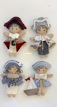 Country Creations Di Federica - Mini Mè Del Mare - Mothers Mini Mom - P 2205 - Italian