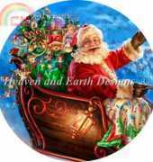 HAED HAEDGORN 2558 Ornament Santas Magical Flight by Dona Gelsinger