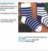 Cabin Fever 150 First Time Youth Adult knit socks