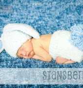 Fuzzy Bunny Hat & Diaper Cover by HeatherMade Designs