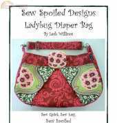 Sew Spoiled Designs-Ladybug Diaper Bag