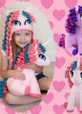 Briabby HandMade - Joni Memmott - Crocheted Stuffed Unicorn or pony