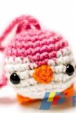 Adorably Kawaii - Amanda Michelle -Mini Penguin Amigurumi Keychain -  Russian - Free