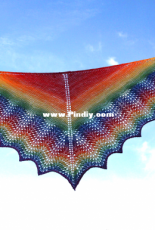 In the Land of Oz Shawl by Adrienne Fong-Free