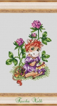 Nyusha With Clover - Flower Calendar 2021 by Tascha Volk