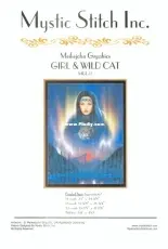 Mystic Stitch MGL-17 - Girl & Wild Cat