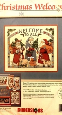 Dimensions - 8443 Christmas Welcome XSD