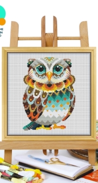 Awesome Pattern Studio - CS575 - Mandala Owl XSD
