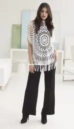 Lion Brand  - Teresa Chorzepa – L50279 - Key West Circle Top - Free