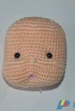 AmigurumiBB- Vanja Grundmann - Waldorf Baby Head Open Mouth - free