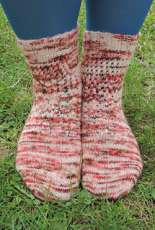 Coffee Bean Socks by Megan-Anne Llama