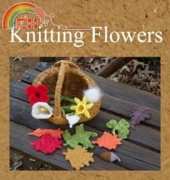 Knitting Flowers by Linda Dawkins