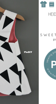 Heidi and Finn - Sweet Pocket Pinafore - Sizes 12m-4t