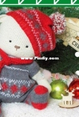 Polushka Bunny-Maria Ermolova-Christmas bear outfit