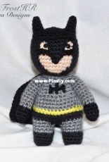 MistyFrostHR Custom Designs -Batman 6-7 inches Plush Doll - Free