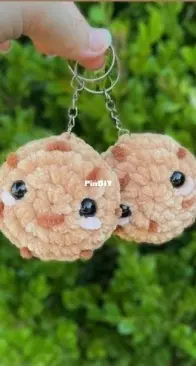 Crochet By Kara Co - CrochetbyKaraCo - Kara Co - Cookie Keychain - Free