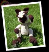 Fiber Doodles - K4TT - Sneeze the Siamese cat