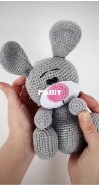 Crochet Wonders Design - Crochet Funny Bear - Olga Kurchenko - Bunny 18 cm