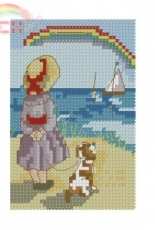 All Our Yesterdays - Rainbow - January from 2011 Stitchers Diary - The World of Cross Stitching TWOCS 172 XSD