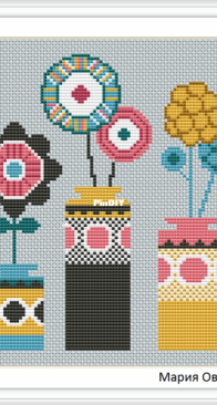 Flowers in vase Scandinavian style 200 by Maria Ovsyannikova - Free