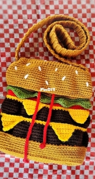 Eclectic Jess - Jessica Ryan - Cheeseburger Bag - English