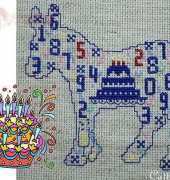 1.2.3.Catherine L.  Ane anniversaire free chart/French