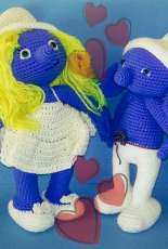 Casal de smurfs