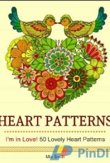 Adult Coloring Book-Heart Patterns by Mia Smith-2016