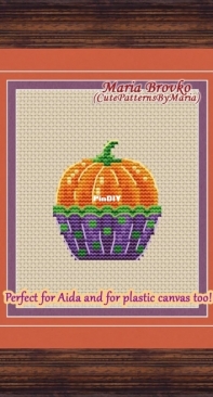 Trick or Treat - Pumpkin Cupcake by Maria Brovko