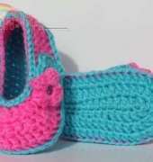 Beauty Crochet Pattern - Crochet baby slippers pattern
