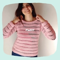 LG Crochet - Leticia Garcia - Sweater Shaiel - Spanish - Free
