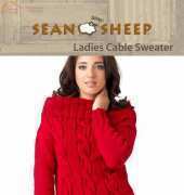 Sean Sheep-Ladies Cable Sweater