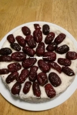 White rice cake with jujube