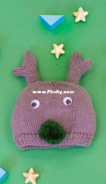 Lincraft - A700 Family Reindeer Beanie - Free
