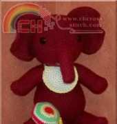 Craft Ingénue Pot Belly Babies Elephant Pattern.